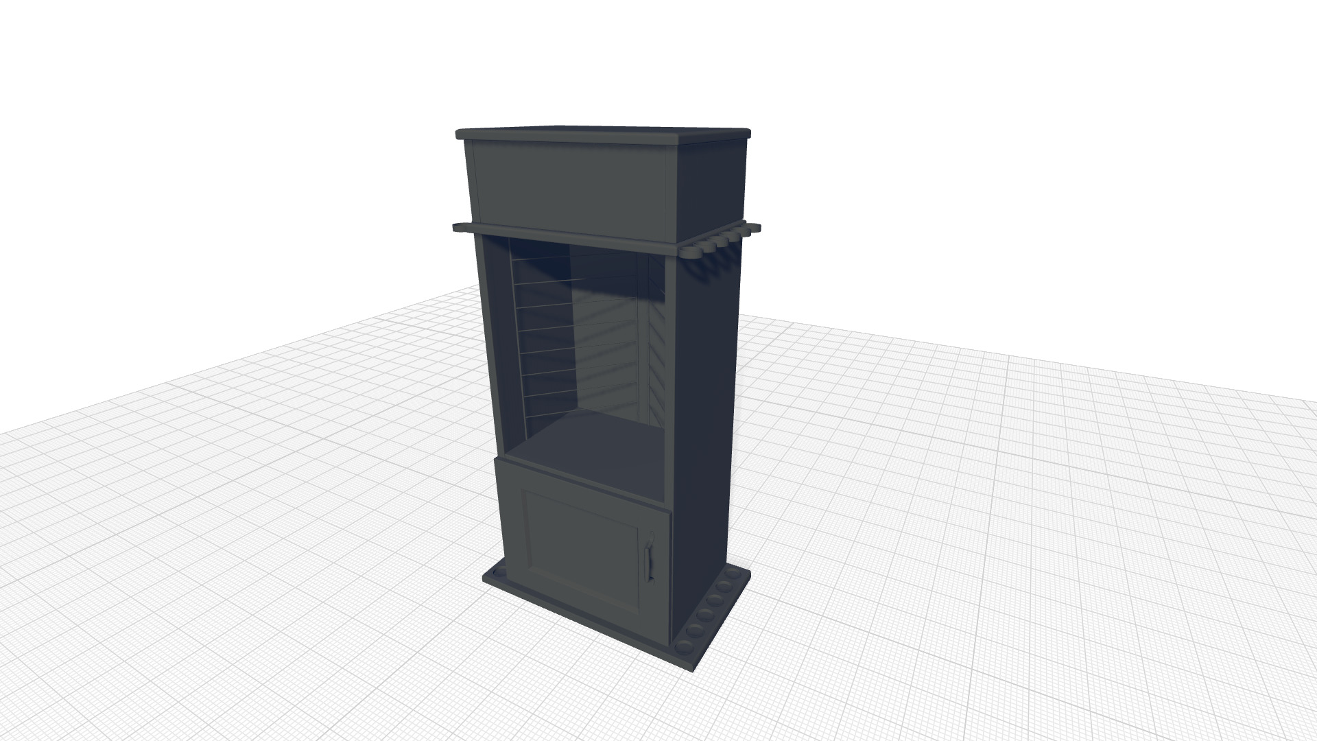 Tuff Stor by American Furniture Classics Fishing Storage 3D model_3