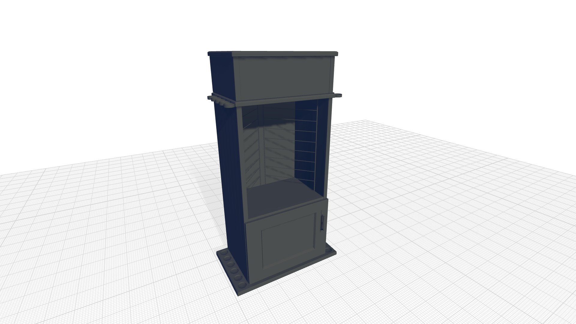 Tuff Stor by American Furniture Classics Fishing Storage 3D model_1