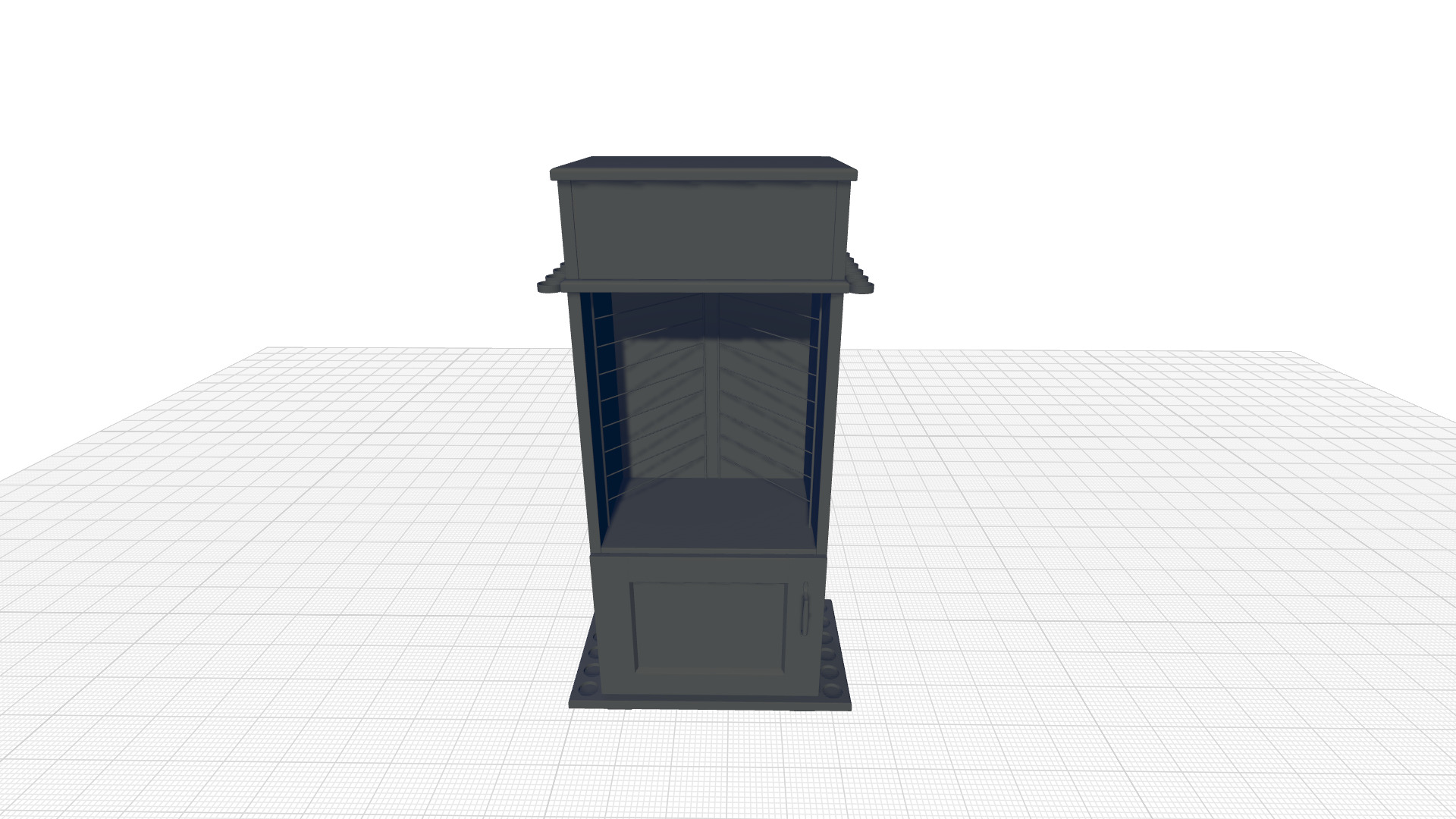 Tuff Stor by American Furniture Classics Fishing Storage 3D model_2