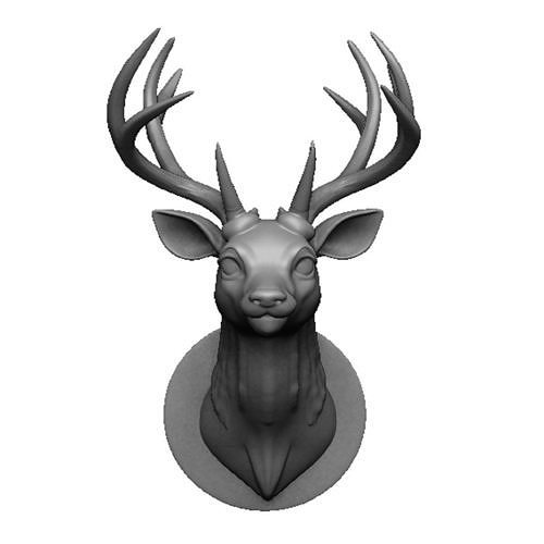deer head 3D print model