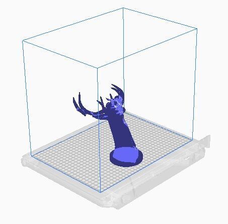 deer head 3D print model_9