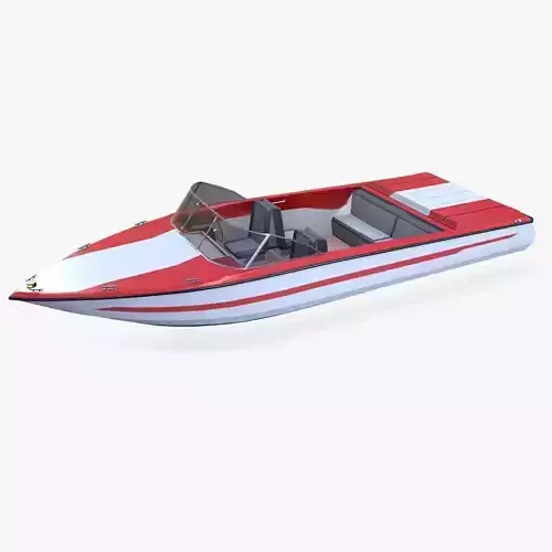 Speedboat 8 Low-poly PBR