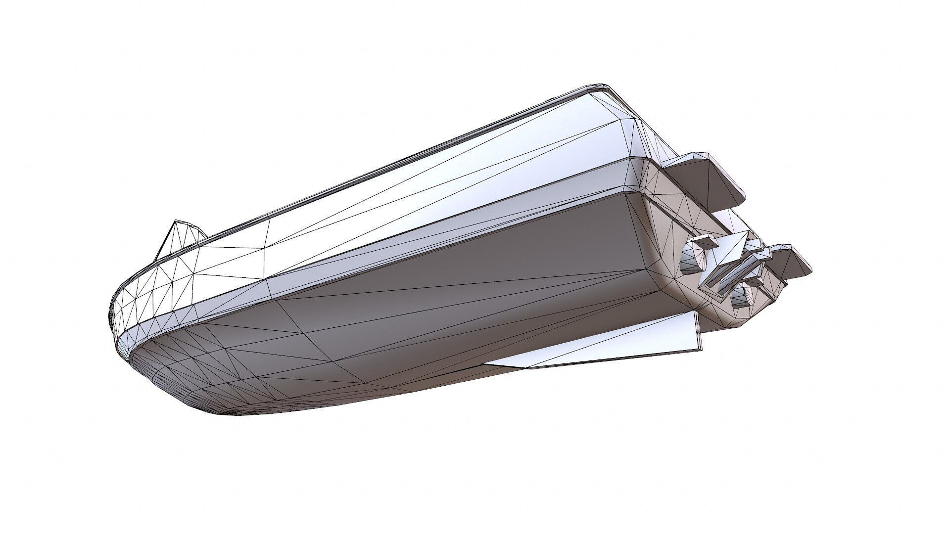 Speedboat 8 Low-poly PBR Low-poly 3D model_25