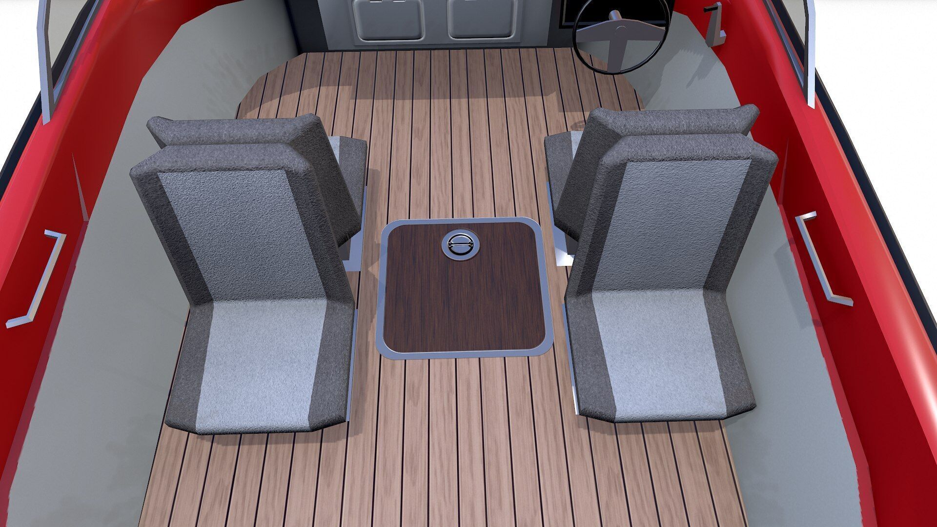 Speedboat 8 Low-poly PBR Low-poly 3D model_17