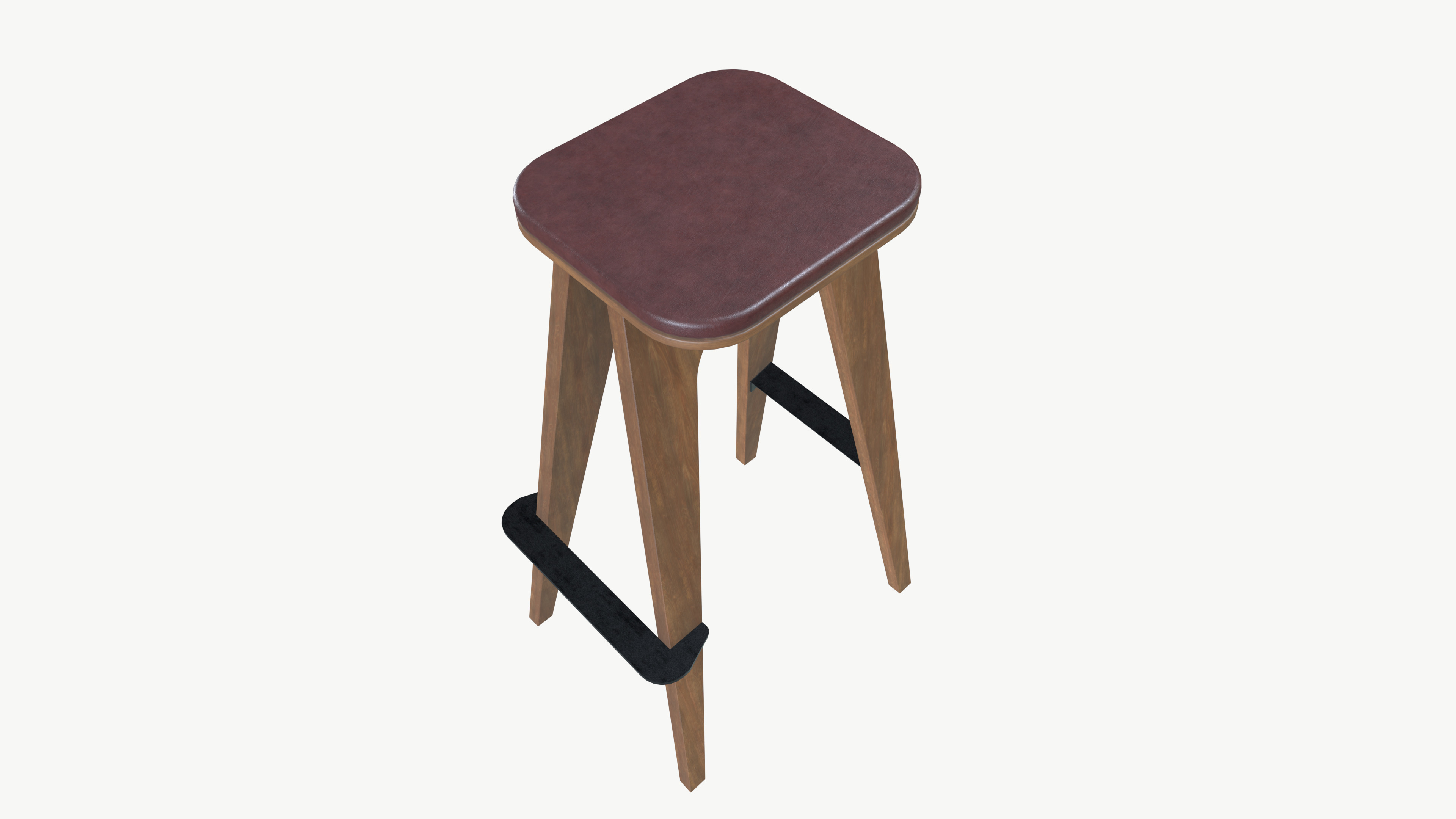 Stool 3D model_4