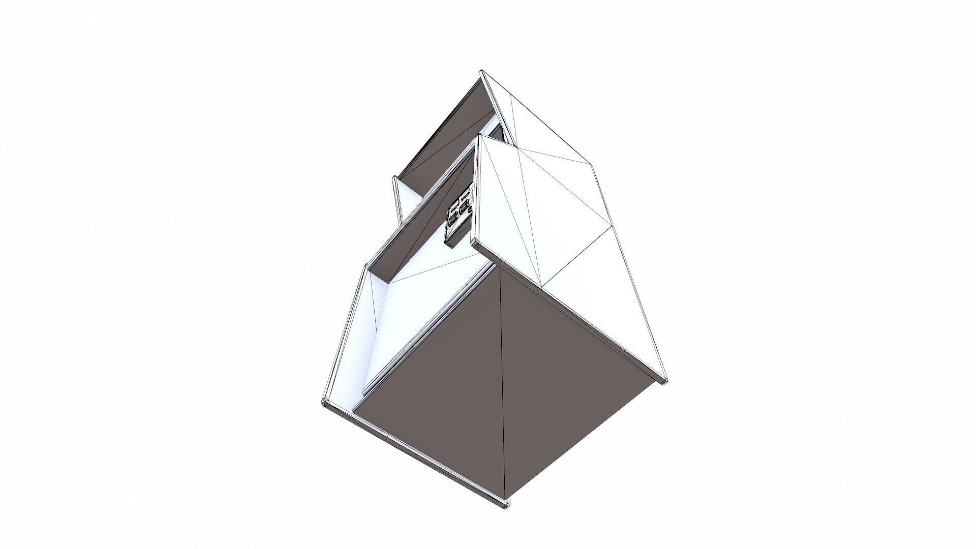 Old Vintage Arcade Machine Low-poly PBR Low-poly 3D model_19