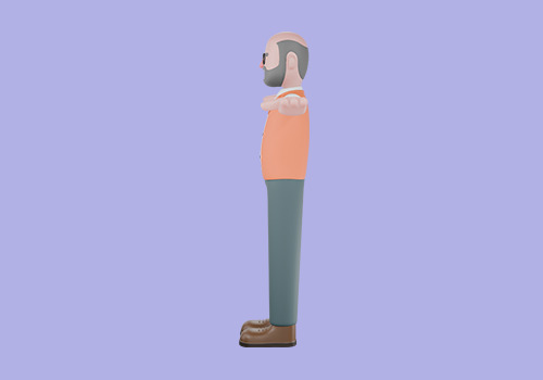 Stylized 3D Male Seismologist Character - Earthquake Scientist 3D model_3