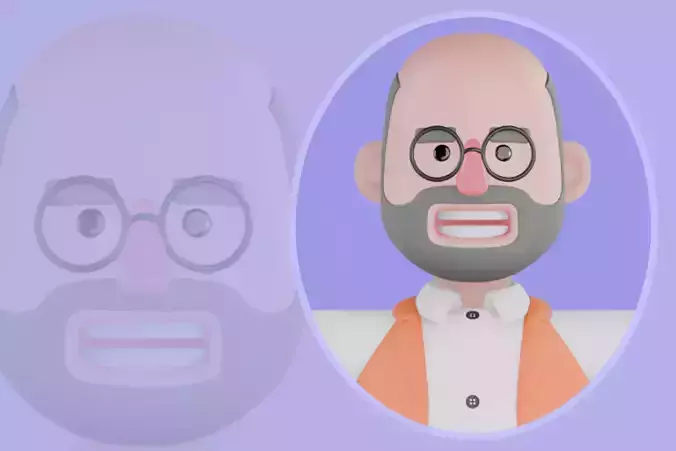 Stylized 3D Male Seismologist Character - Earthquake Scientist