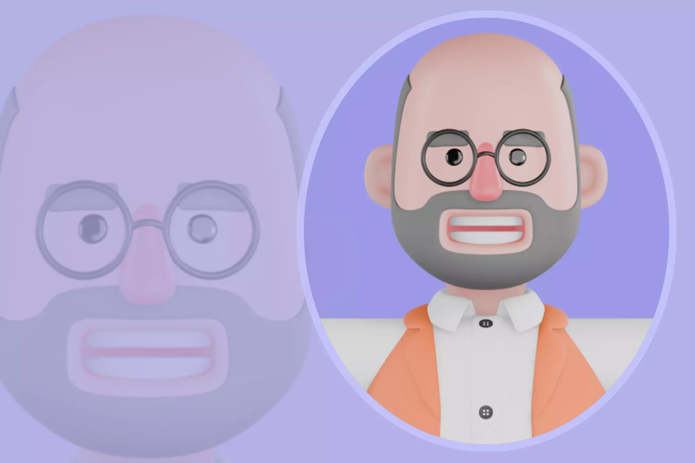 Stylized 3D Male Seismologist Character - Earthquake Scientist 3D model_0