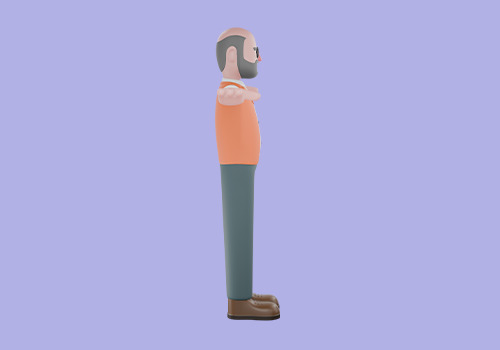 Stylized 3D Male Seismologist Character - Earthquake Scientist 3D model_5