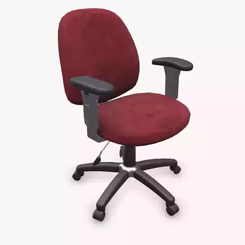 Old Office Chair 2 Low-poly PBR Low-poly 3D model