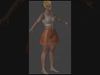 Ultimate female character base mesh fully rigged and animated Low-poly 3D model_1