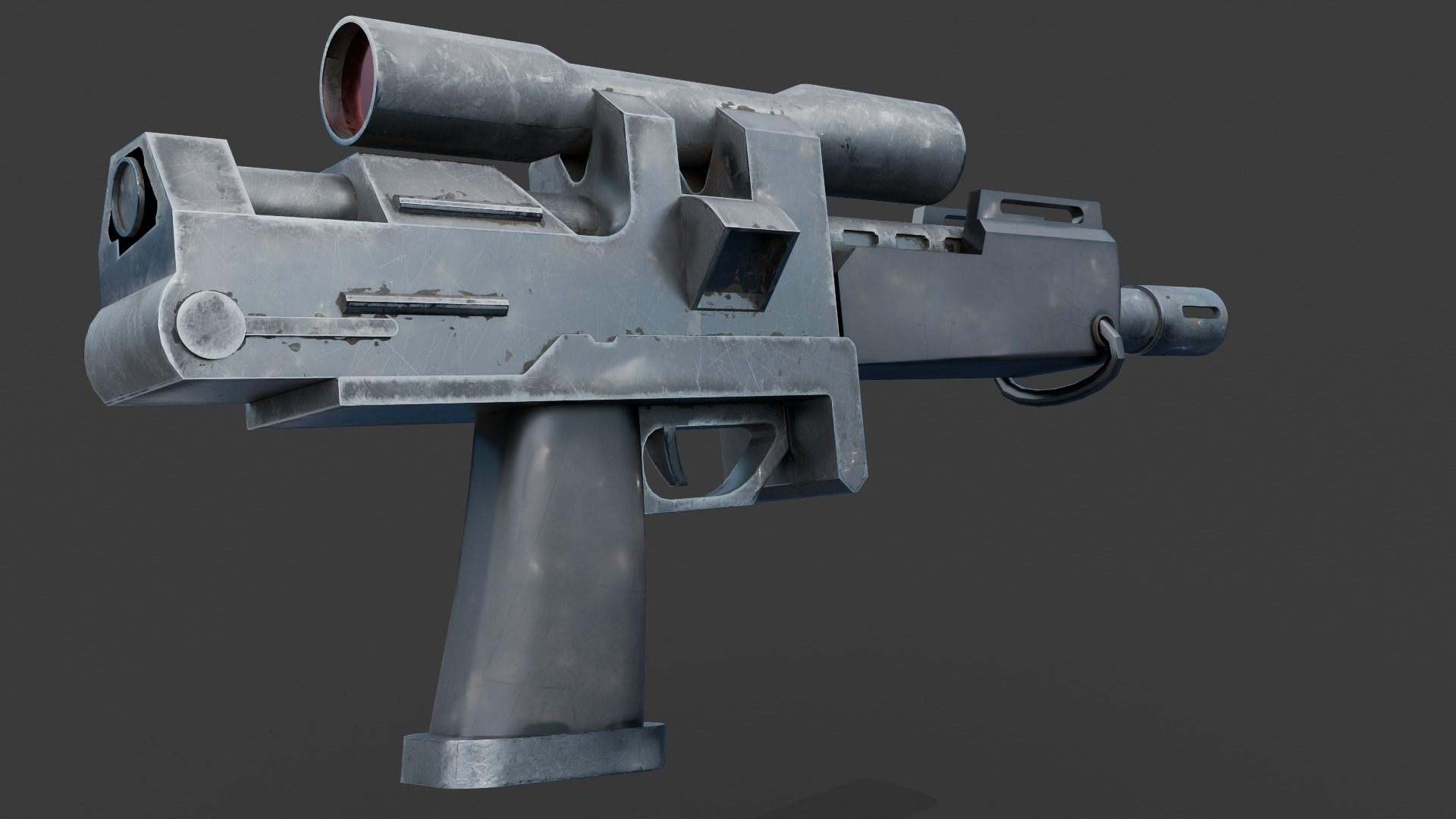 Star Wars Pirate Blaster Low-poly 3D model_1