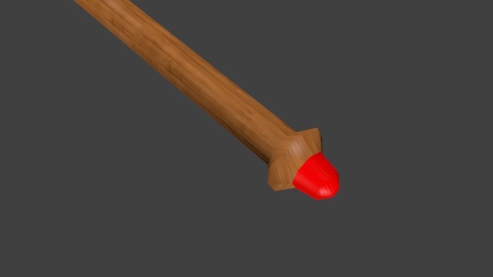 Sword Low Poly Low-poly 3D model_4