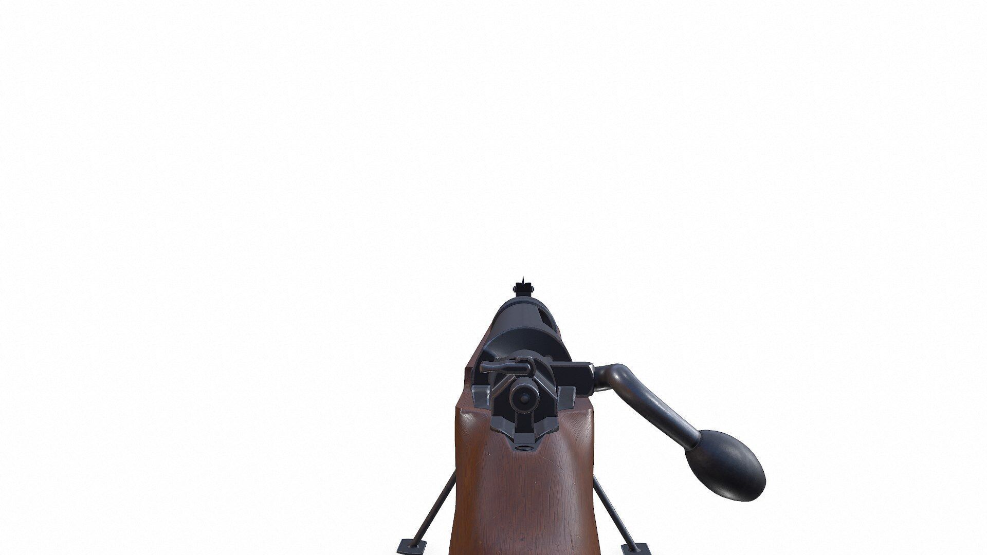 Mauser Tankgewehr T Gewehr M1918 Anti Tank Rifle Low-poly PBR Low-poly 3D model_17