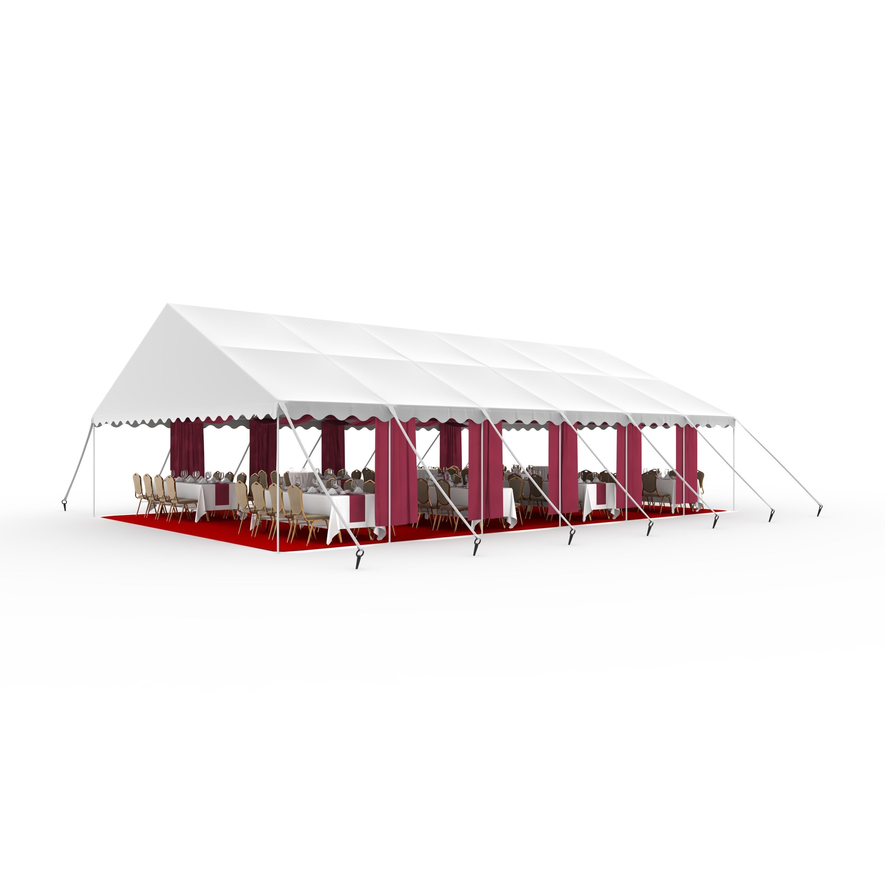 Party Tent 06 3D model_3