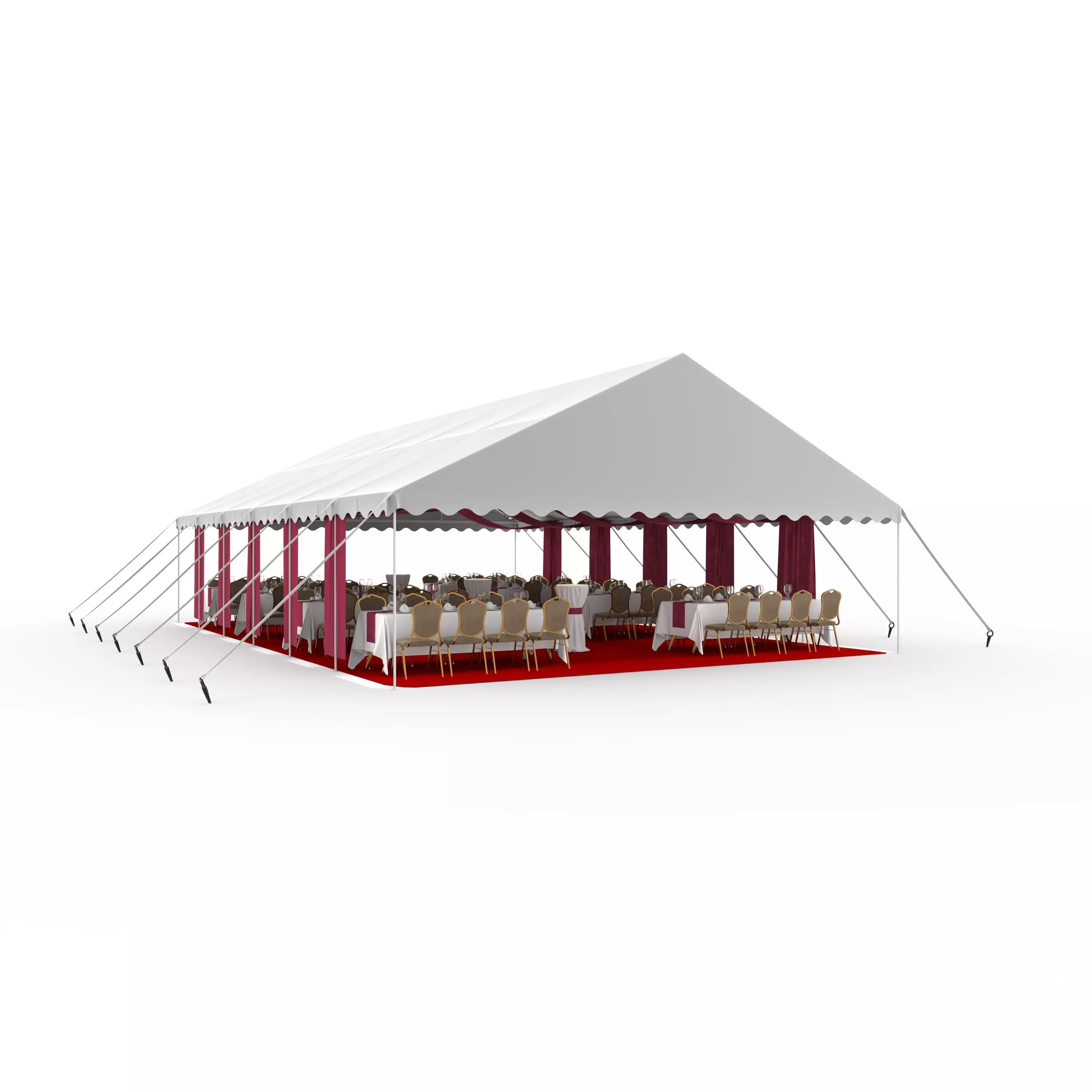 Party Tent 06 3D model_0