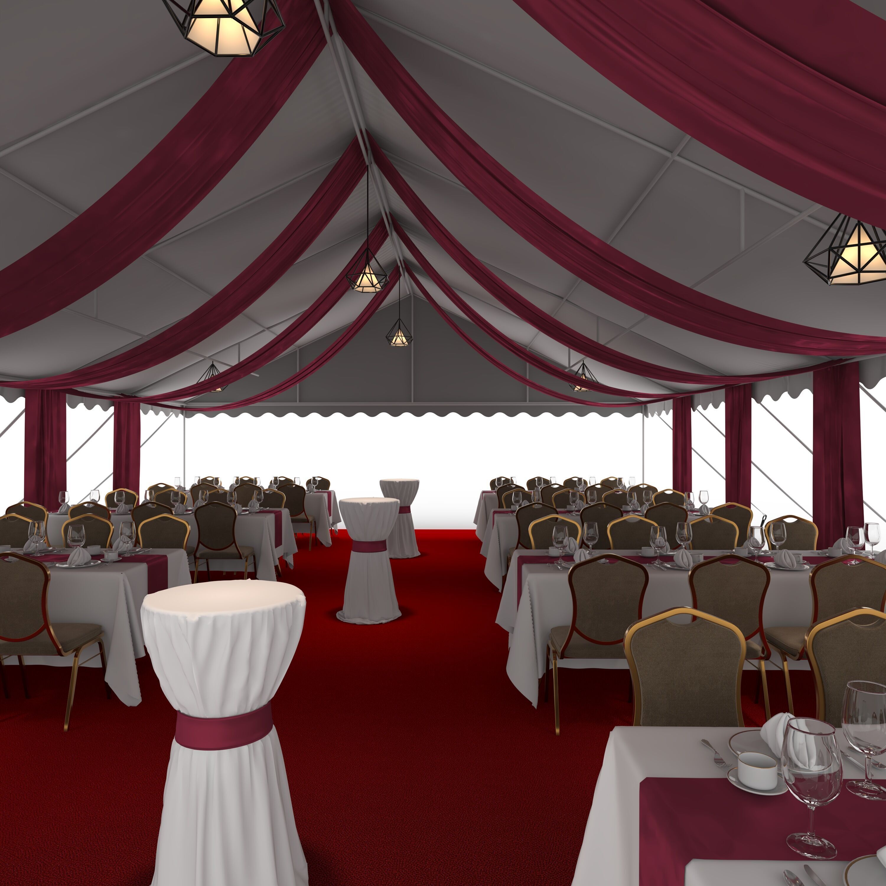 Party Tent 06 3D model_14