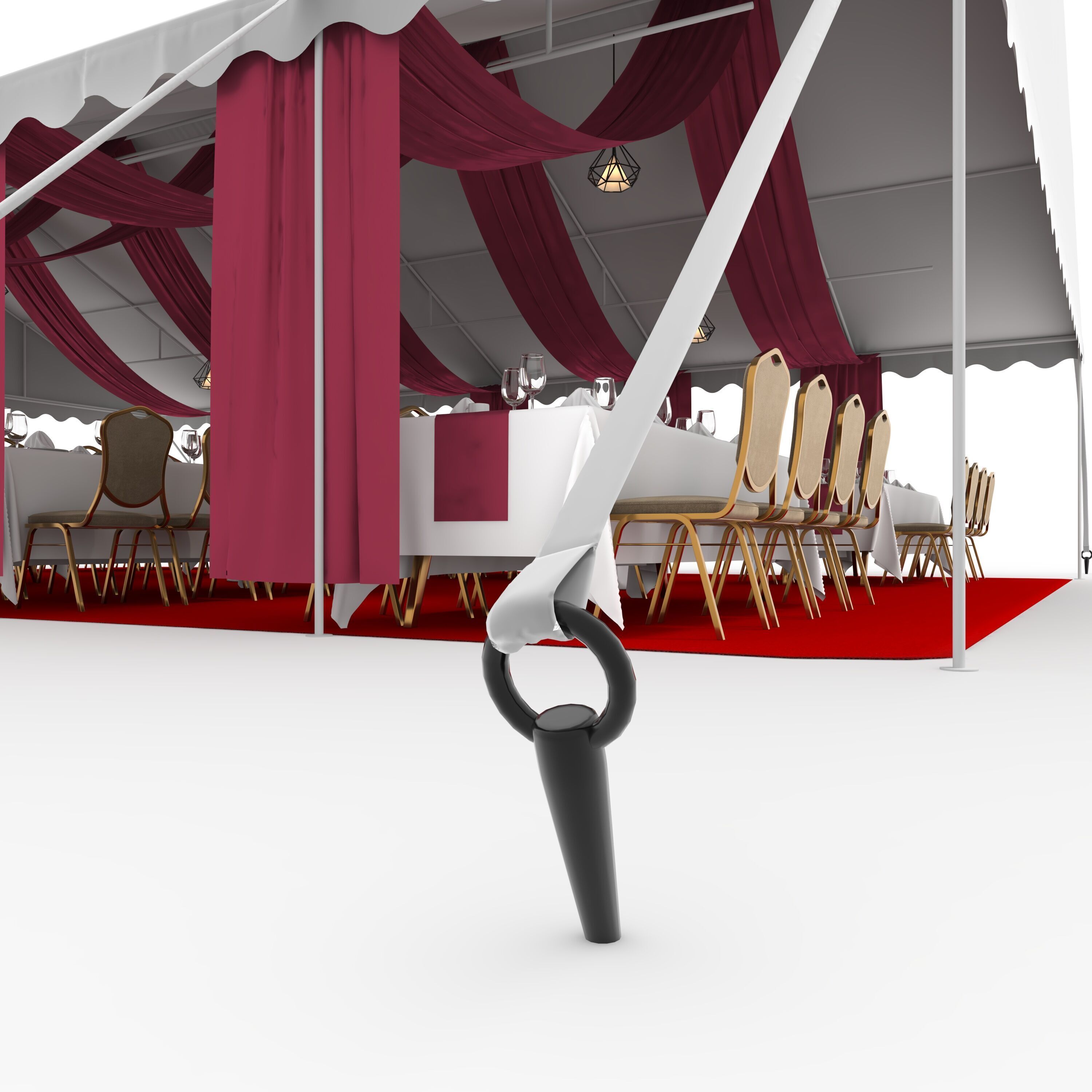 Party Tent 06 3D model_15