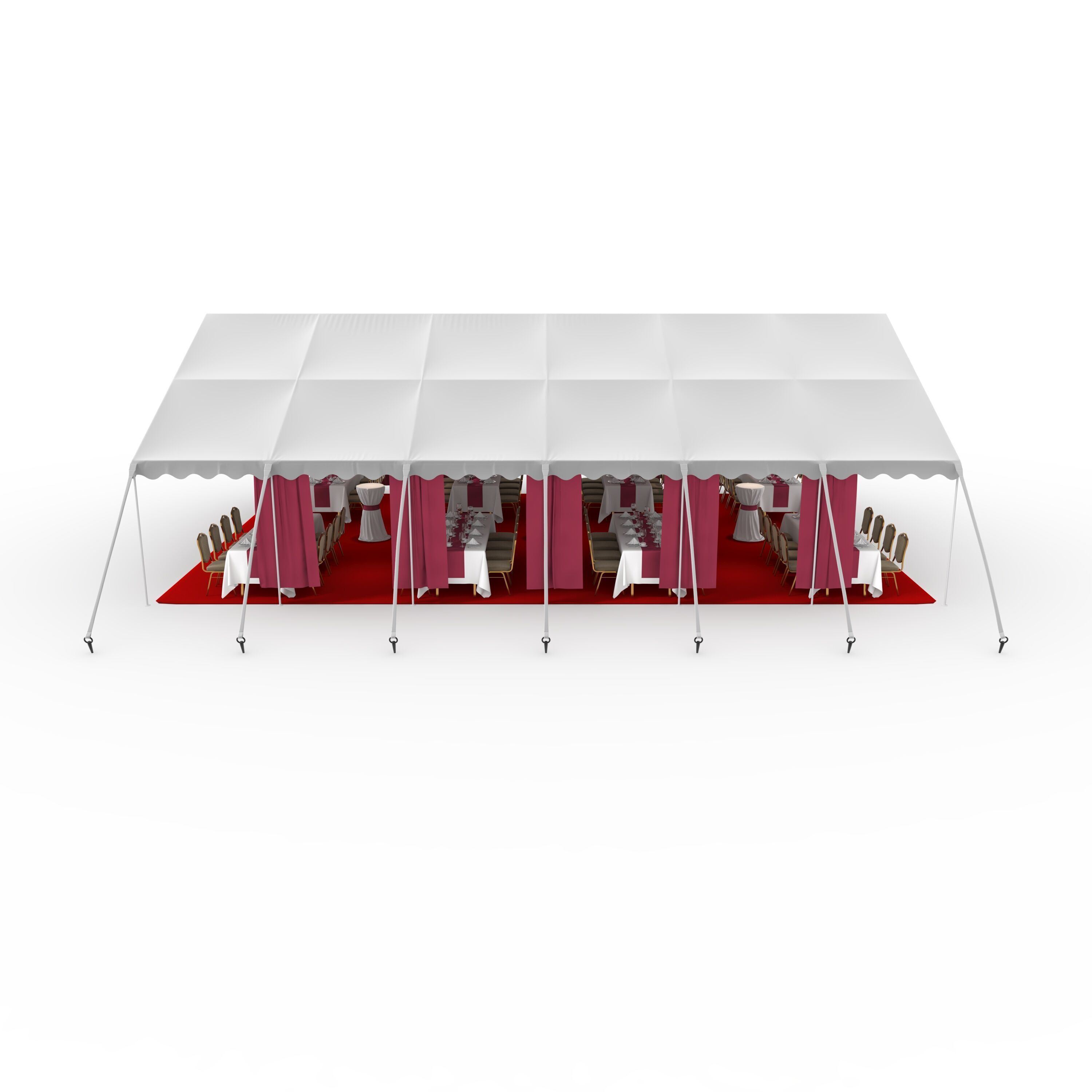 Party Tent 06 3D model_8