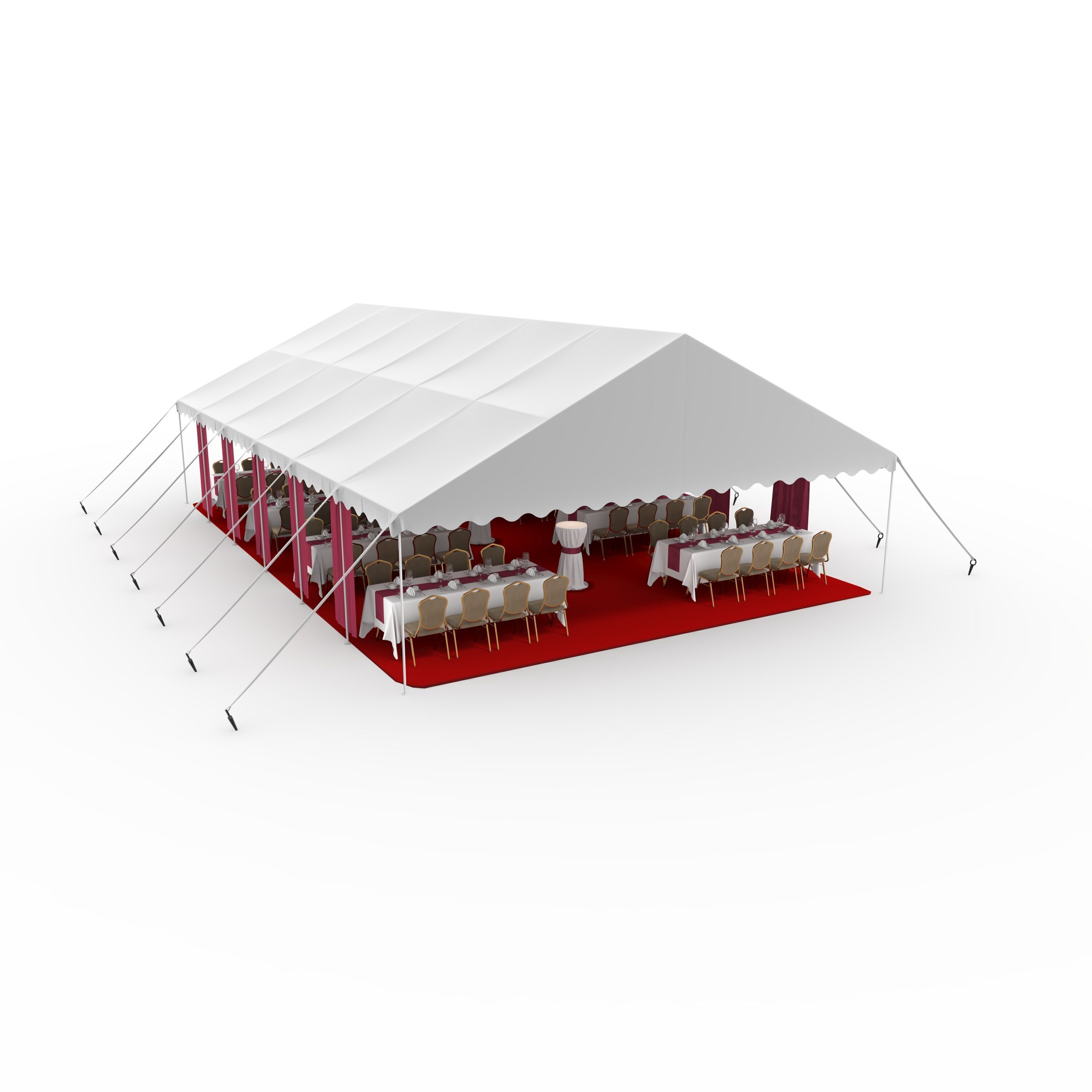 Party Tent 06 3D model_5