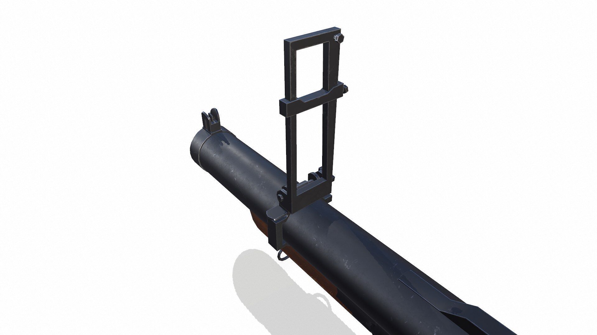 Grenade Launcher Low-poly PBR Low-poly 3D model_10