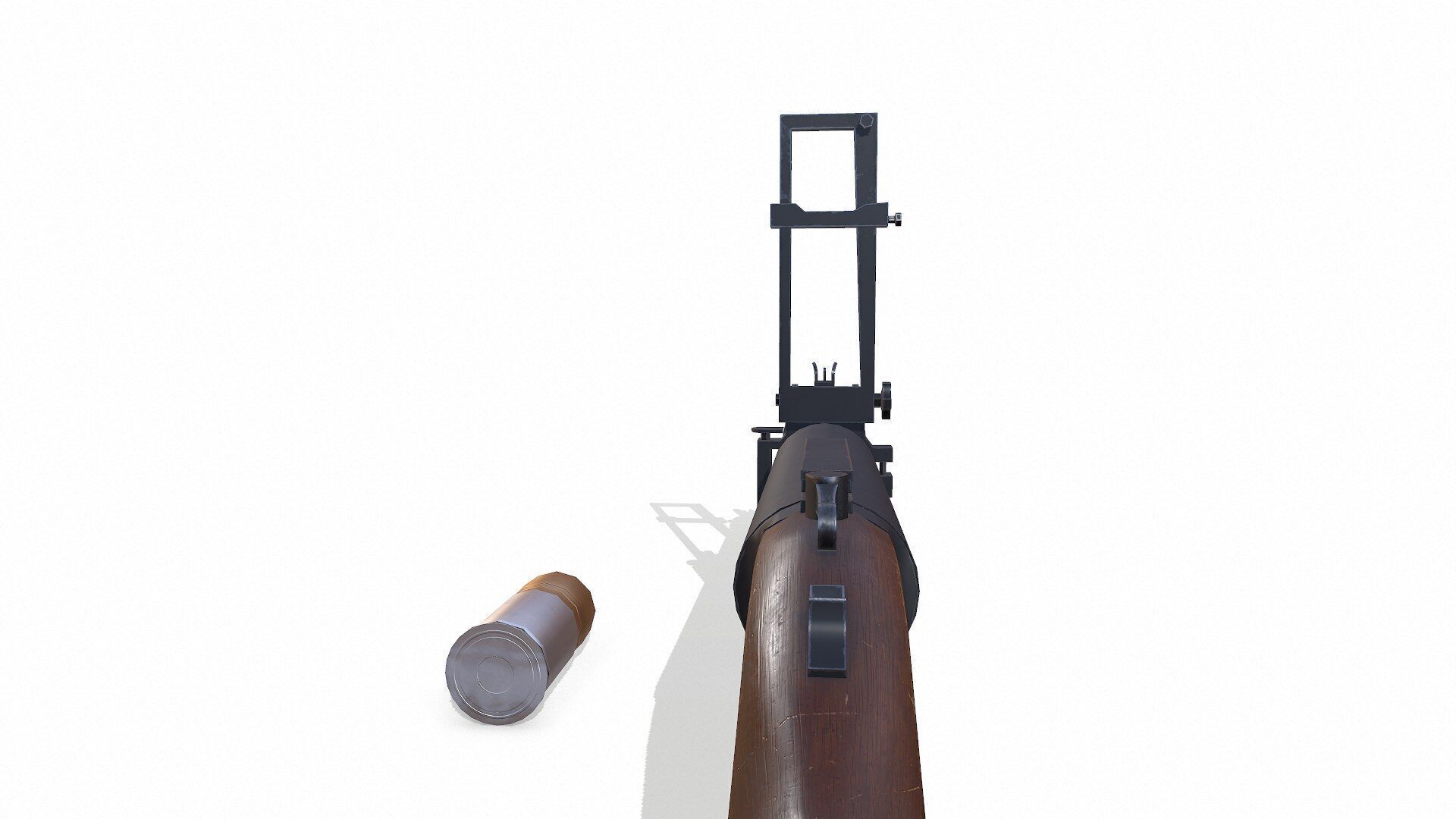 Grenade Launcher Low-poly PBR Low-poly 3D model_11