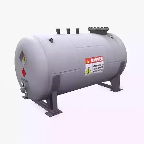 Fuel Tank Low-poly PBR