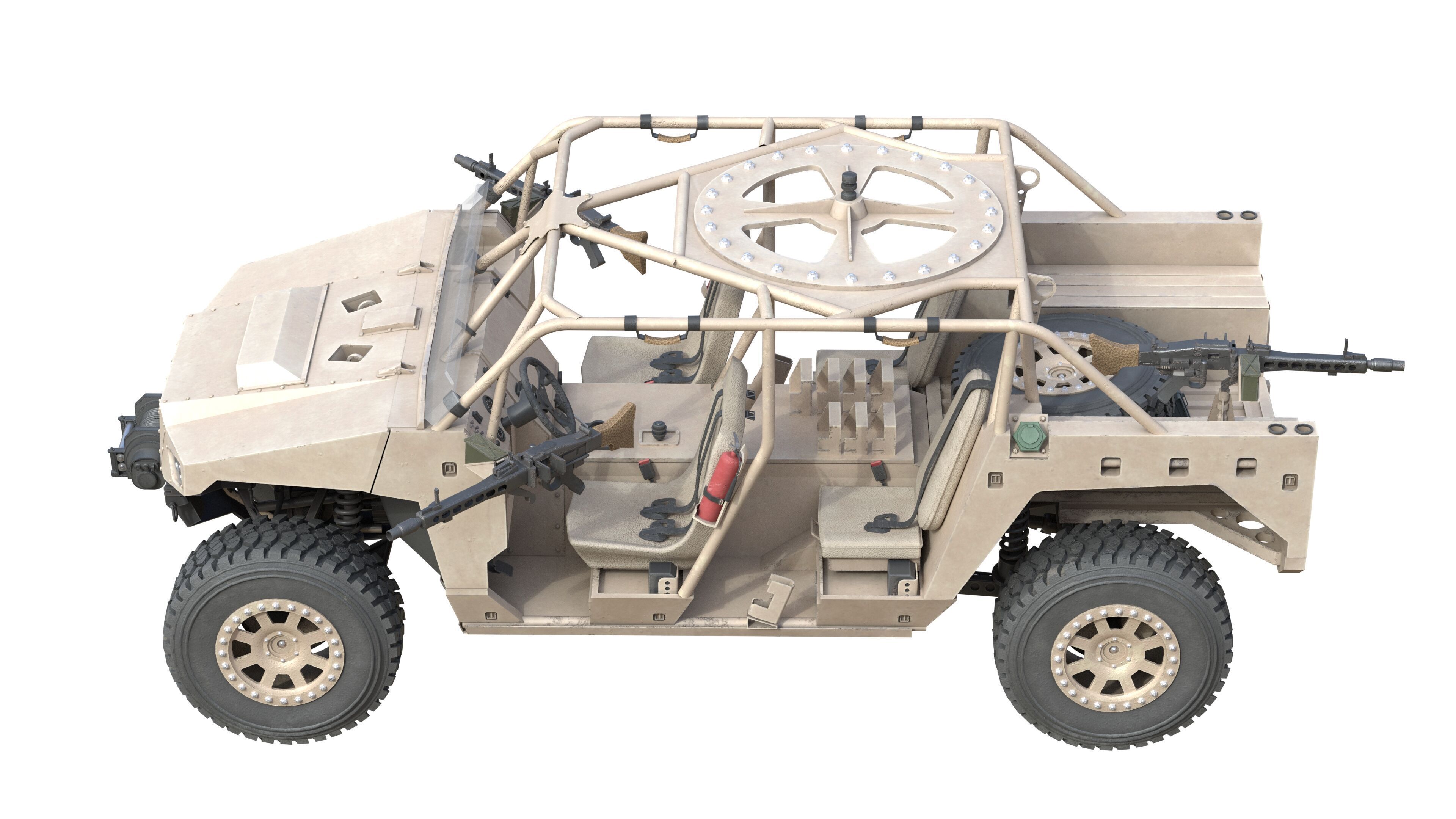 Polaris Dagor  Low-poly 3D model_6