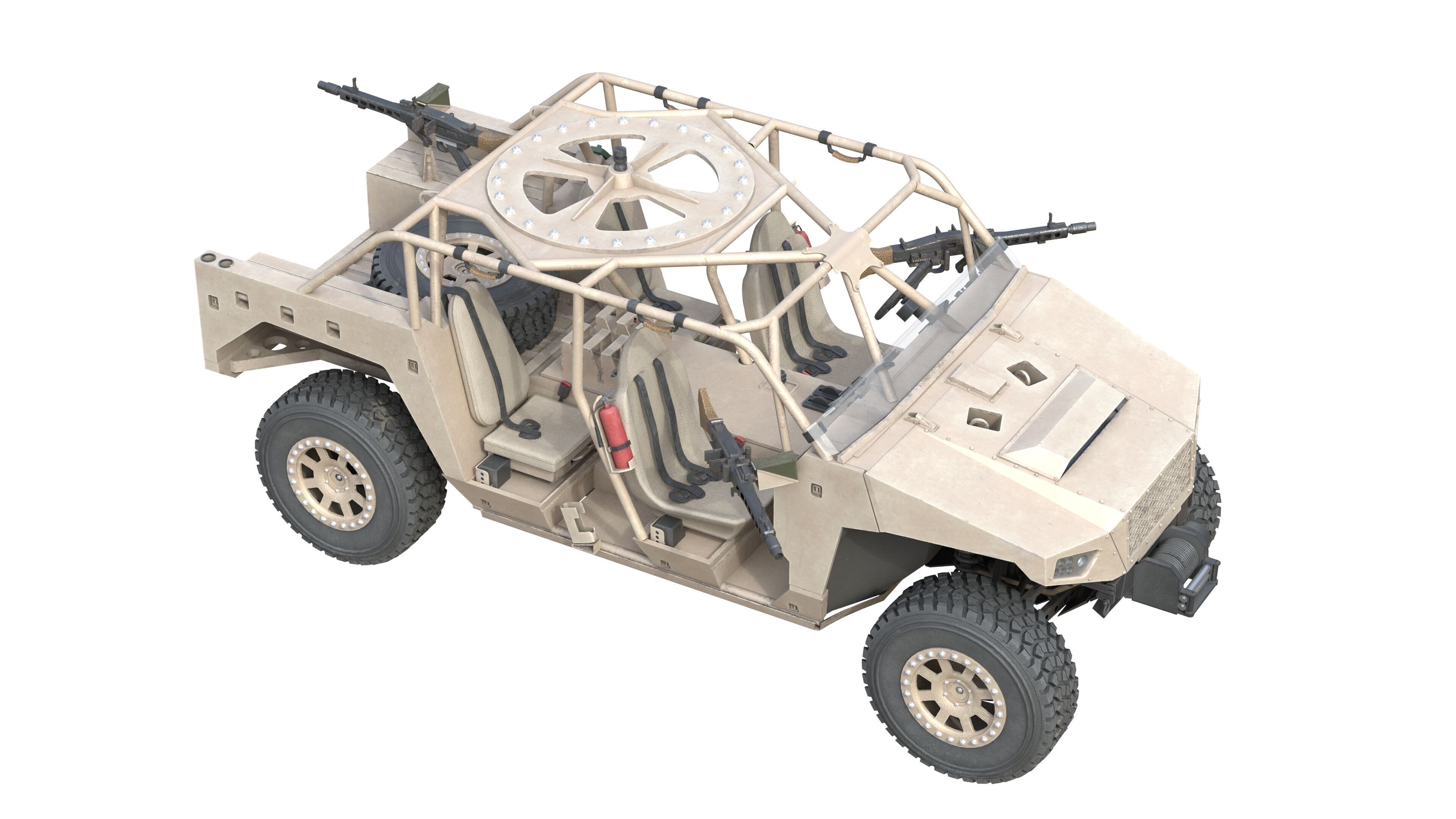 Polaris Dagor  Low-poly 3D model_3