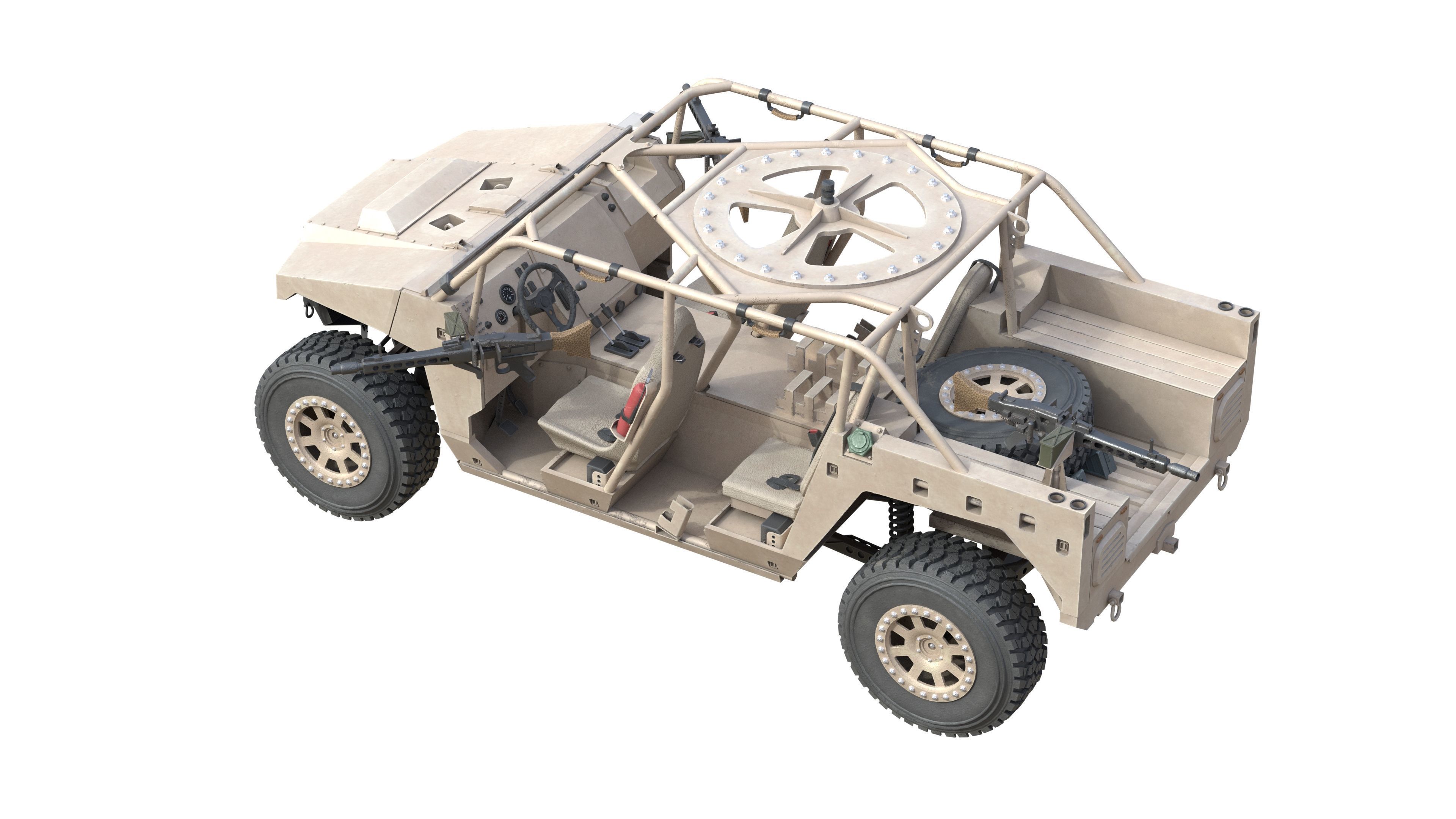 Polaris Dagor  Low-poly 3D model_4