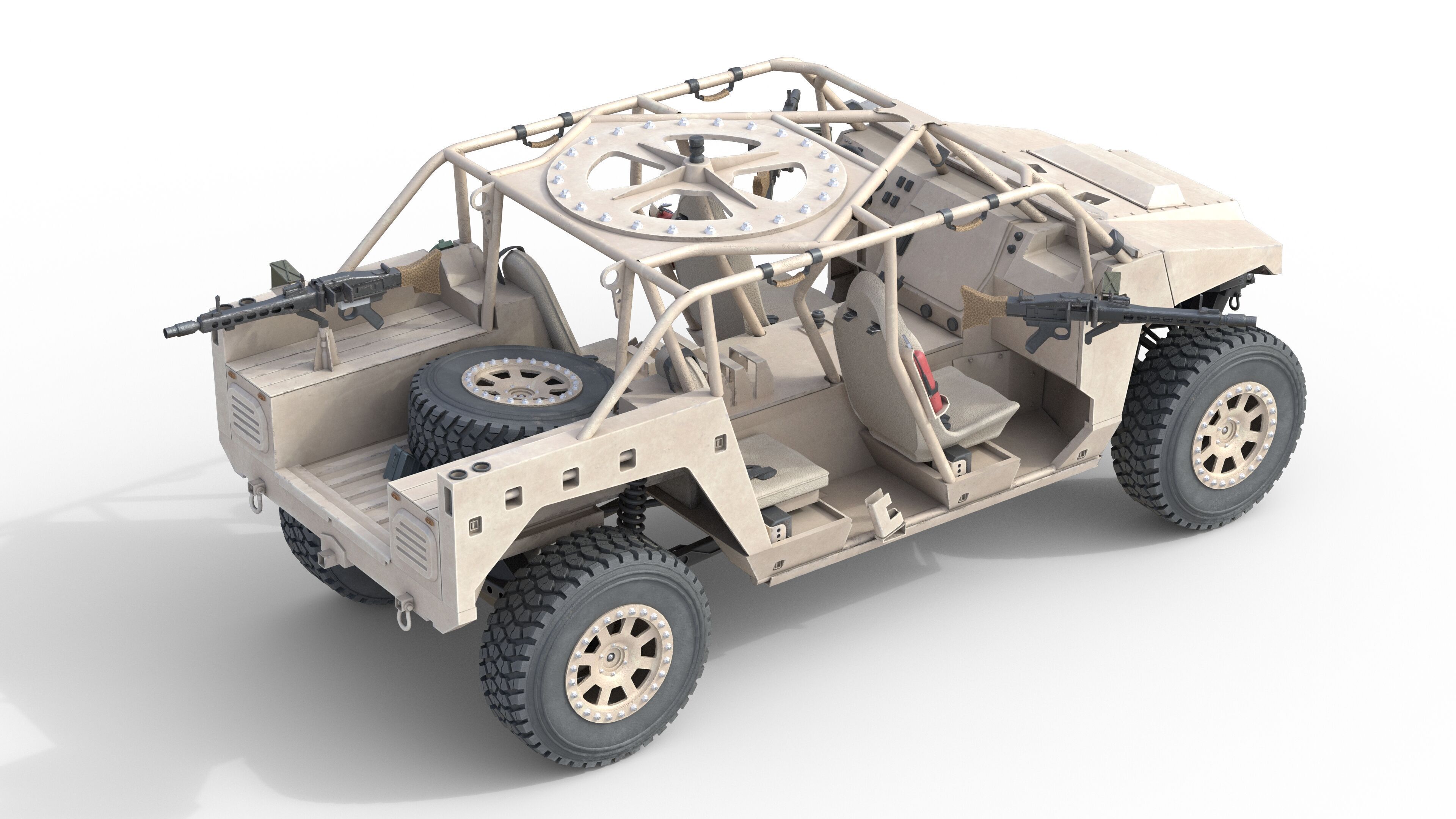 Polaris Dagor  Low-poly 3D model_1