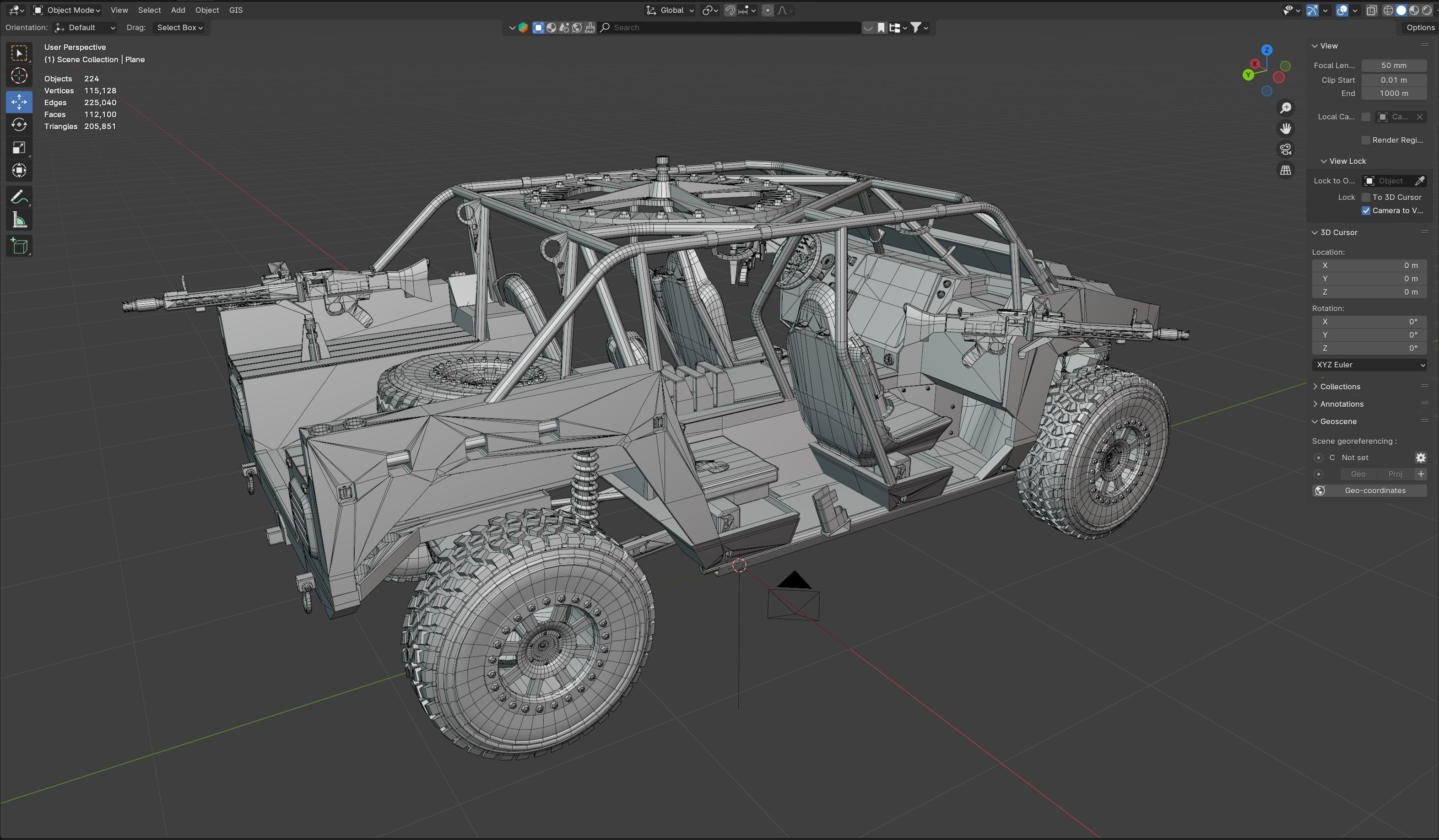 Polaris Dagor  Low-poly 3D model_12
