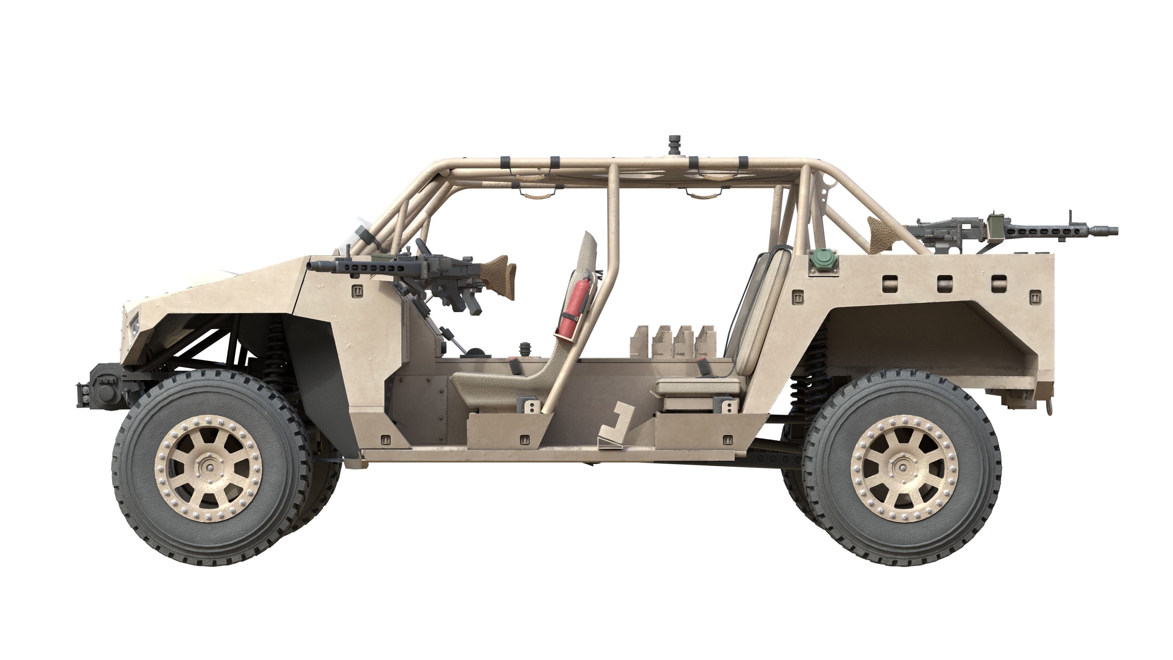 Polaris Dagor  Low-poly 3D model_5