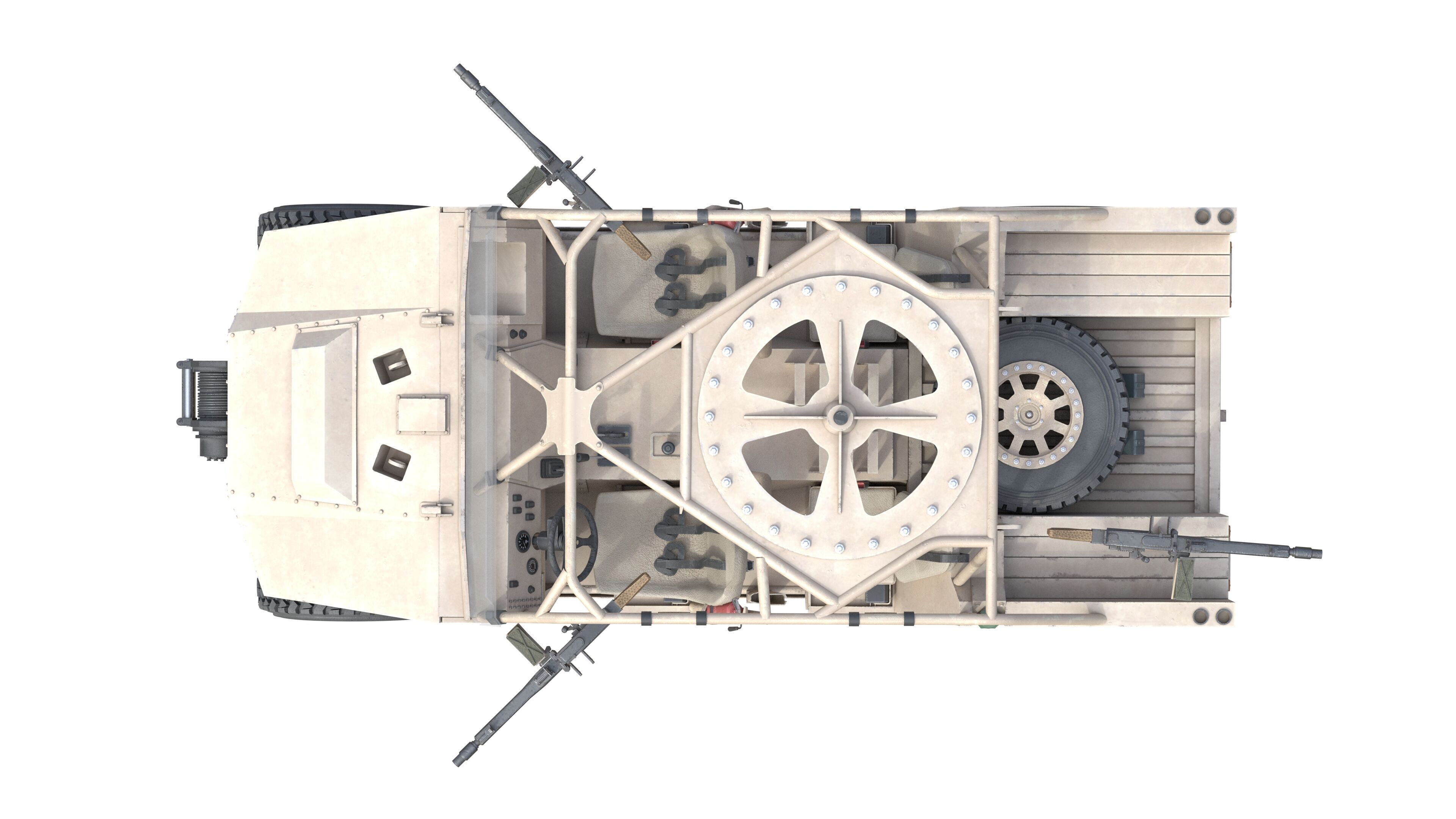 Polaris Dagor  Low-poly 3D model_7