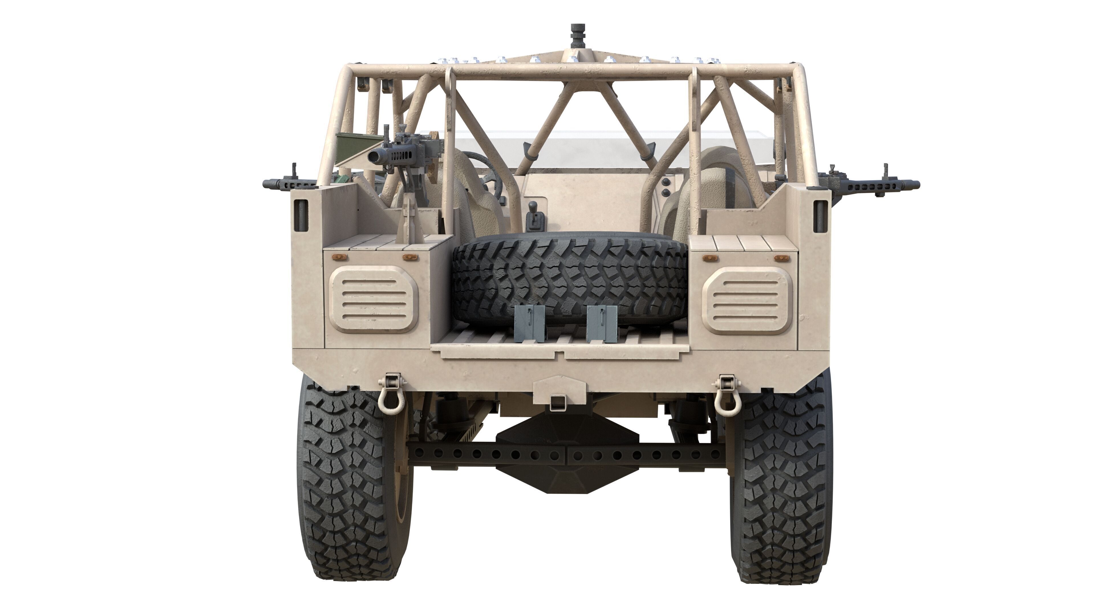 Polaris Dagor  Low-poly 3D model_9