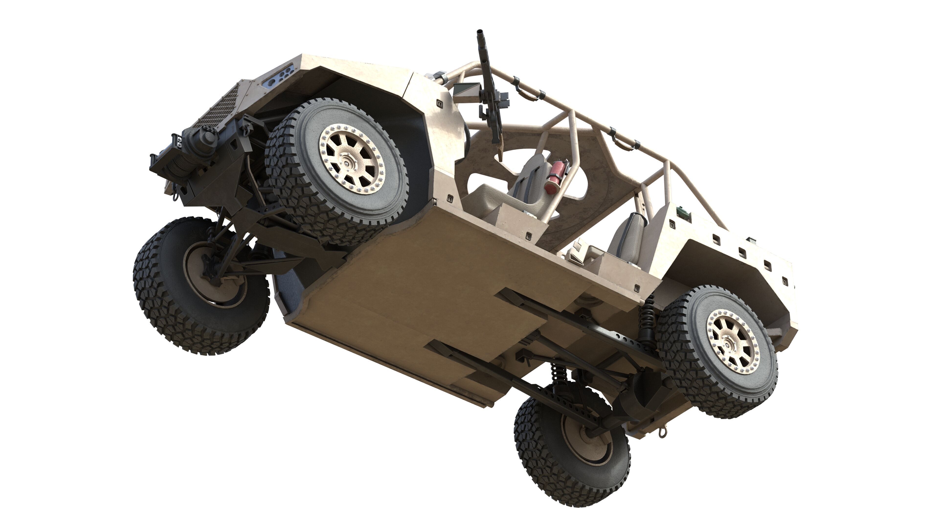 Polaris Dagor  Low-poly 3D model_10