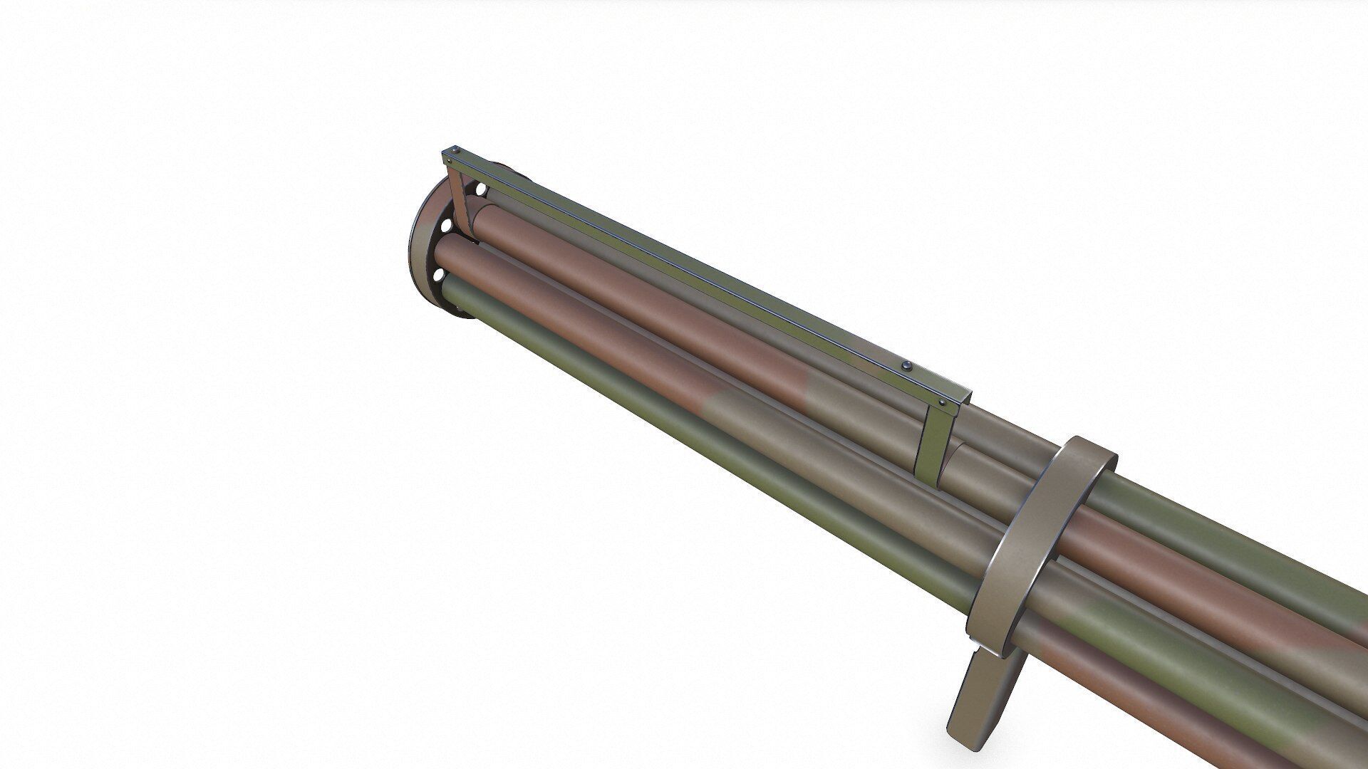 Fliegerfaust B Luftfaust Anti Tank Rocket Launcher Low-poly PBR Low-poly 3D model_16