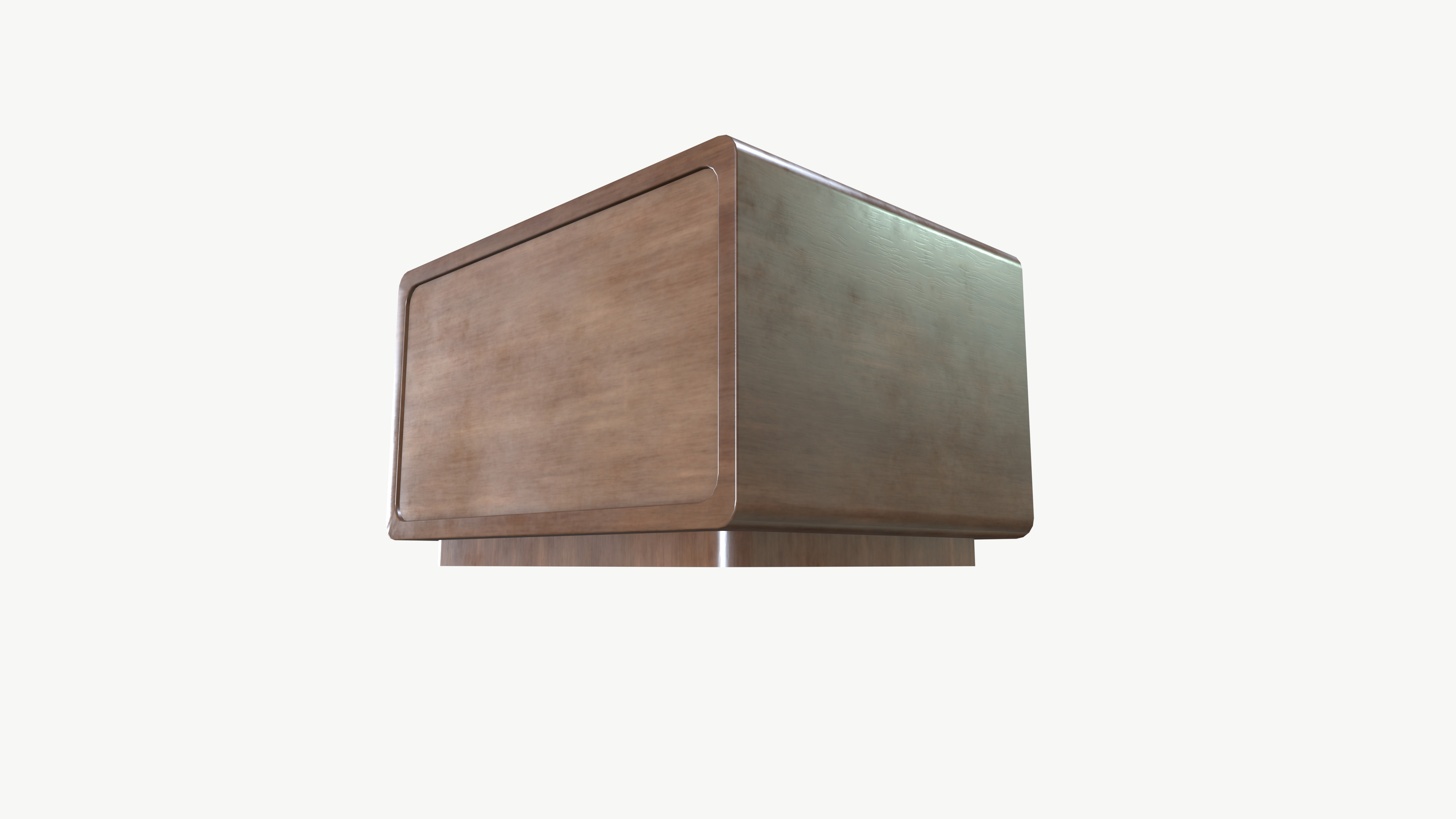 Wooden Table Draw 3D model_5