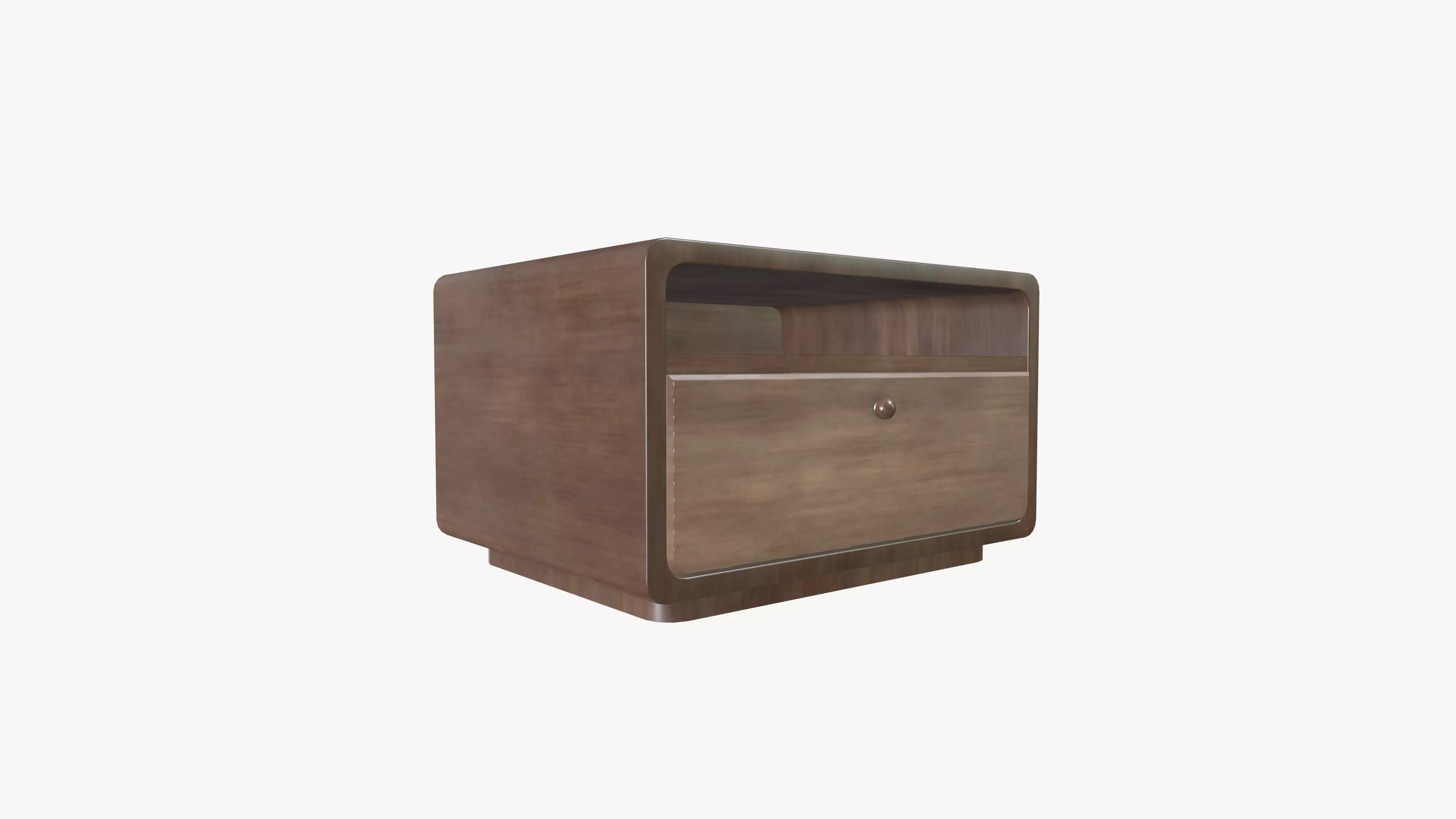 Wooden Table Draw 3D model_0