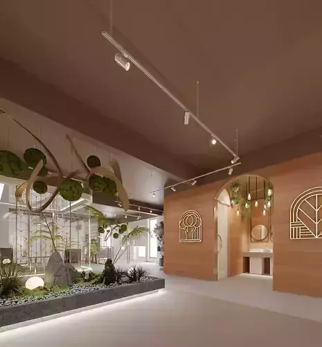 restaurant  cafe  Interior scene  117