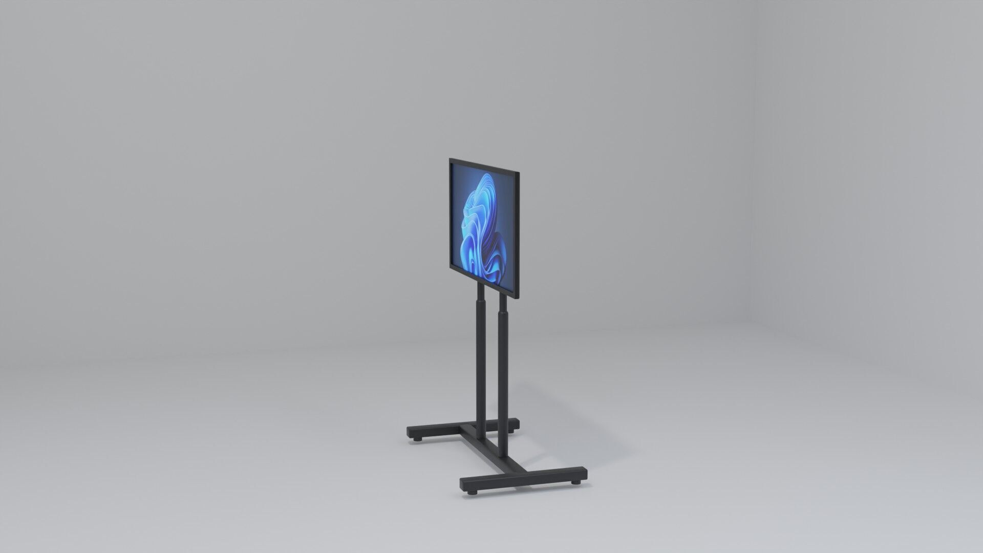 TV Stand Free 3D model_1