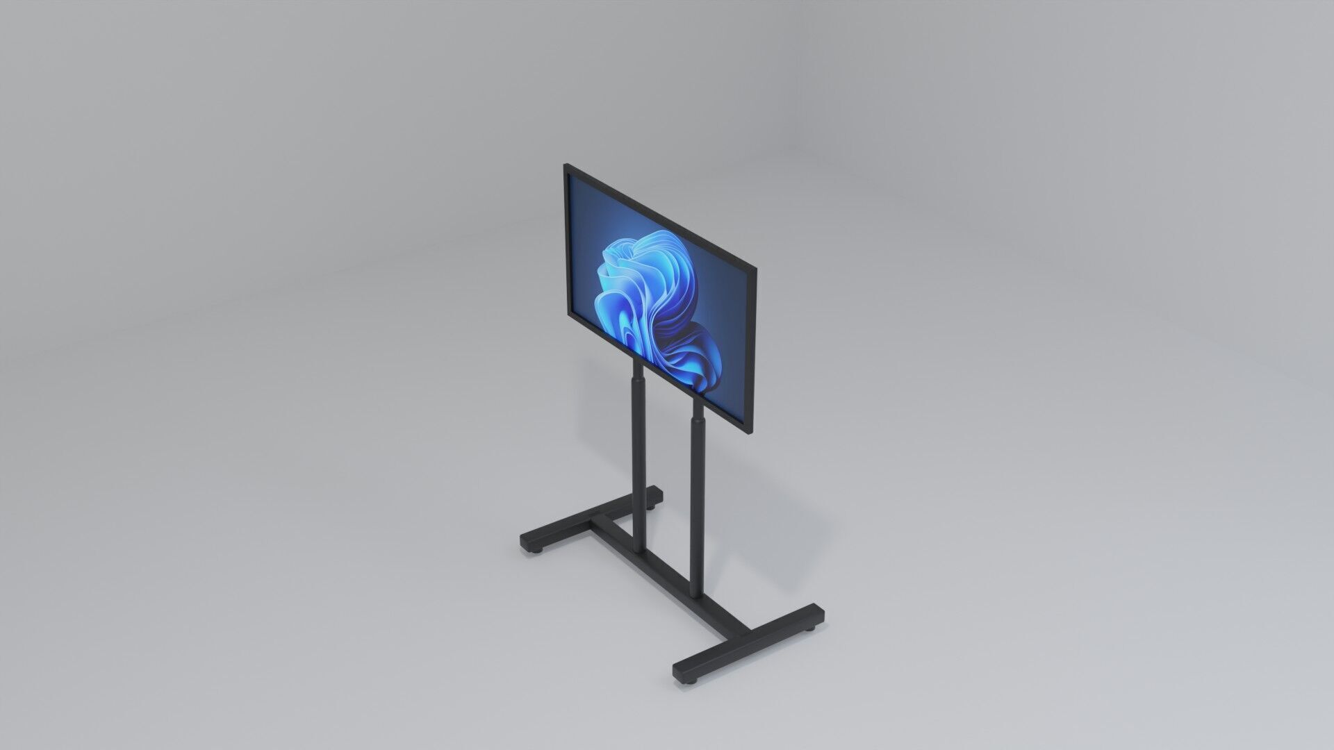 TV Stand Free 3D model_2