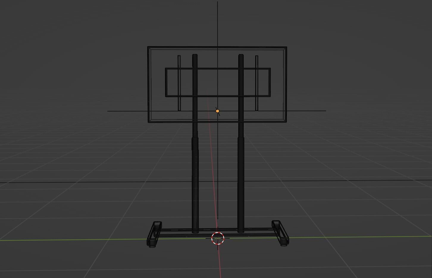 TV Stand Free 3D model_8