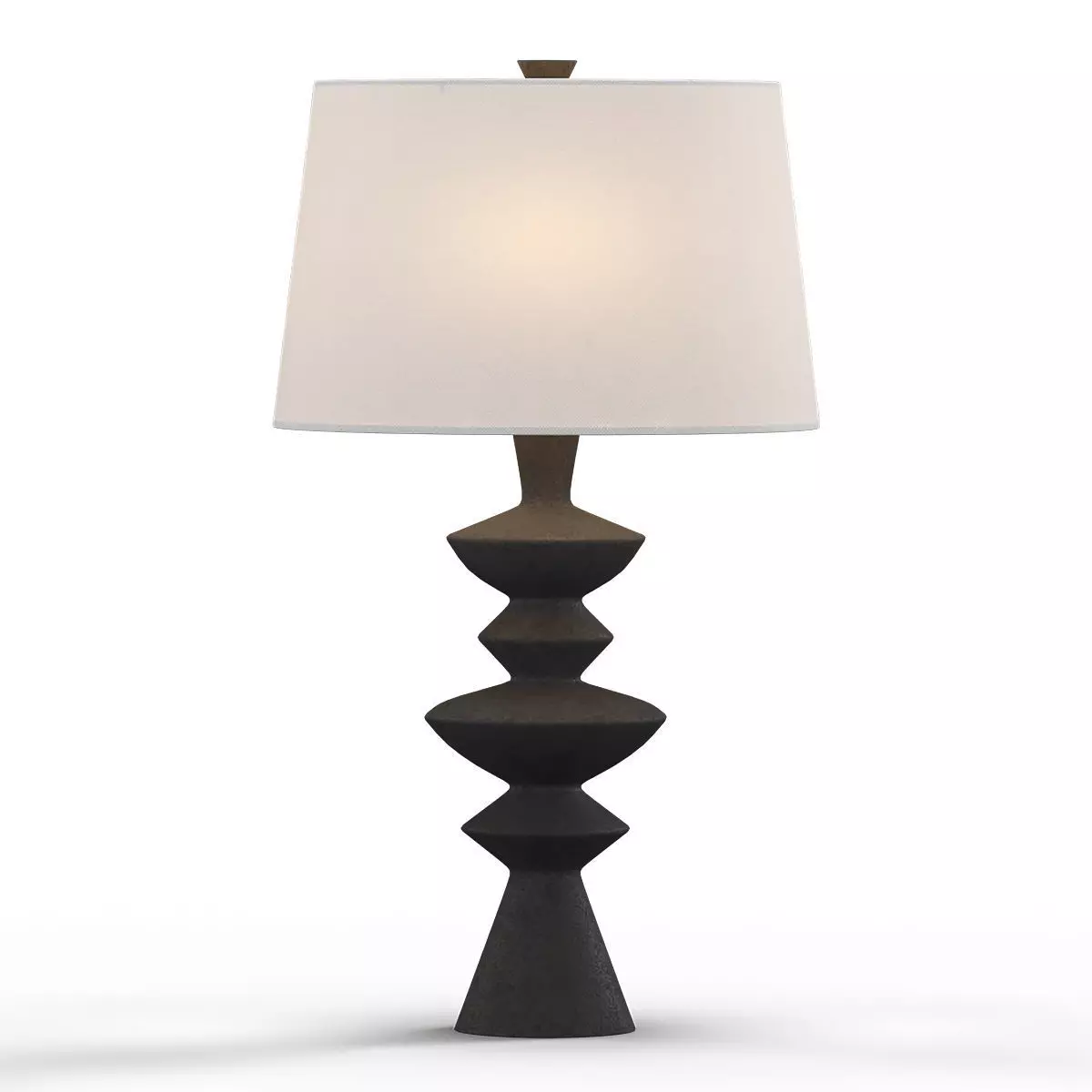 Arteriors Jillian Table Lamp Charcoal 3D model