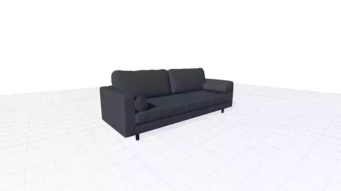 Geo Vegan Leather Sofa