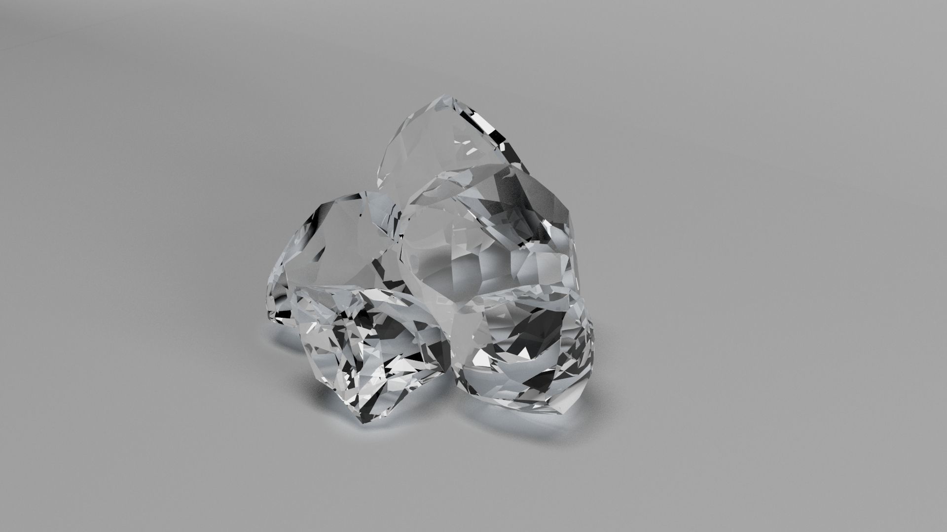 low poly rock group of rocks Free low-poly 3D model_4