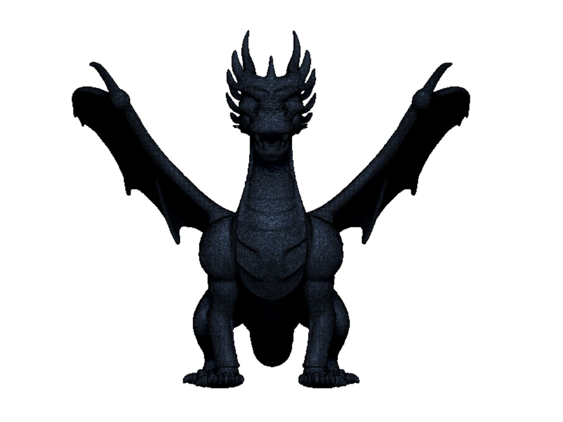 dragon pendant 3D print model_11