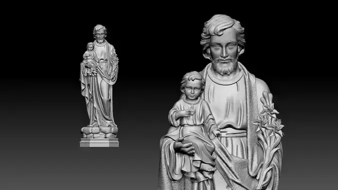 Saint Joseph  3D print model
