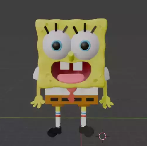 Modelo 3D de Bob esponja